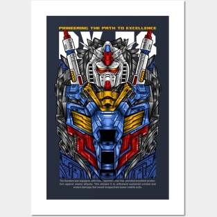 RX78 Robot Design Posters and Art